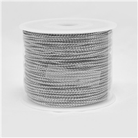 Cordão Etiqueta Met. String -  50mt - Prata